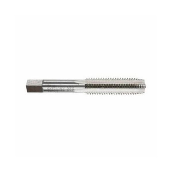 Morse Straight Flute Hand Tap, Series 7500, Metric, Ground, M22x045, Plug Chamfer, 3 Flutes, HSS, Brigh 38019 - main